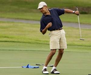 Obama_golfing